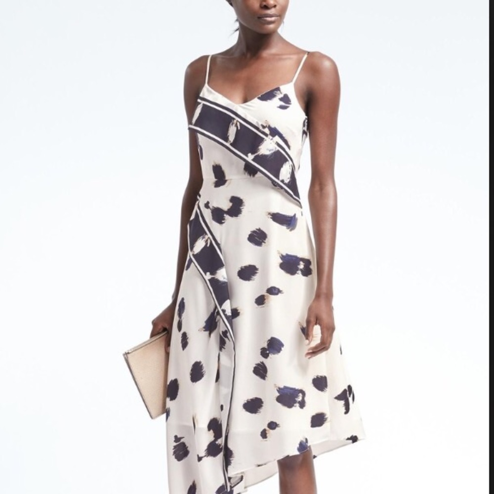 NWT Banana Republic Strappy Asym Dress